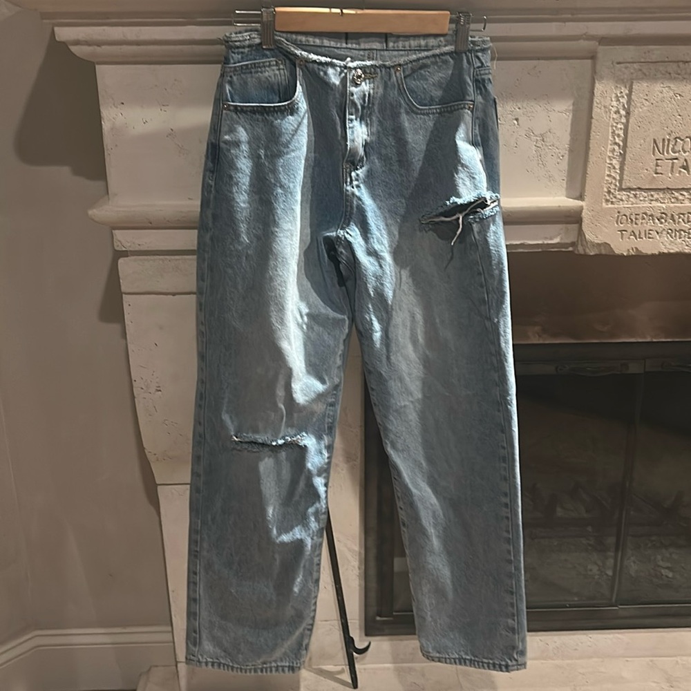 White fox jeans